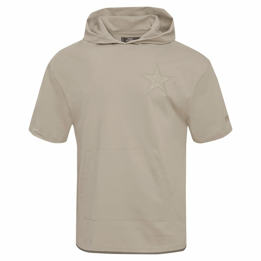 NFL Dallas Cowboys Pro Standard Neutrals Capsule Short Sleeve Pullover Hoodie