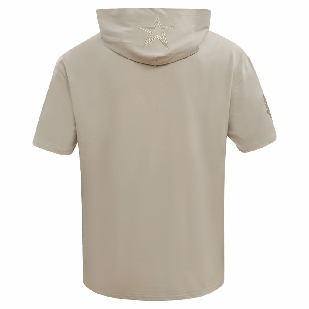 NFL Dallas Cowboys Pro Standard Neutrals Capsule Short Sleeve Pullover Hoodie