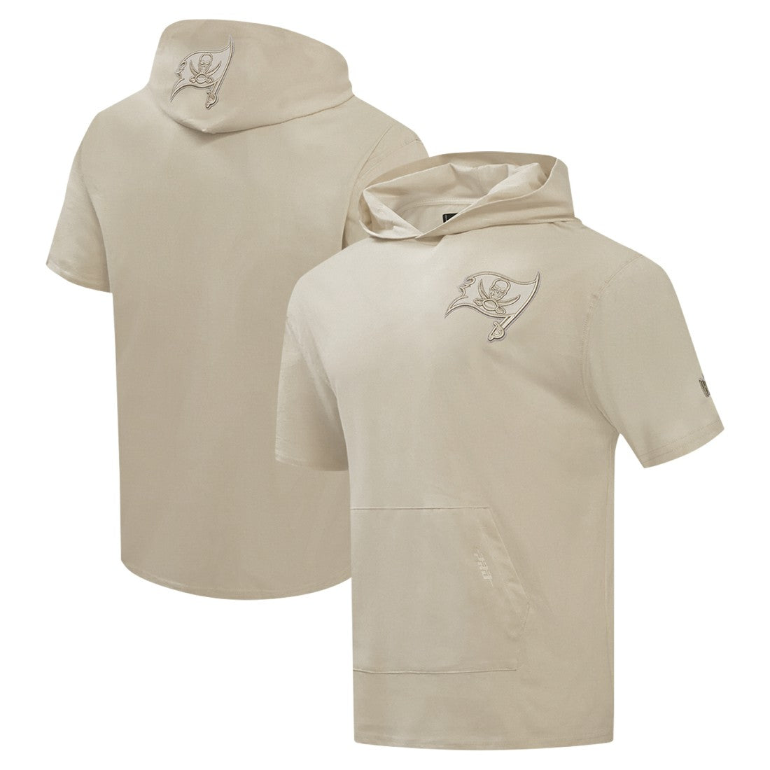 NFL Tampa Bay Buccaneers Pro Standard Neutrals Capsule Short Sleeve Pullover Hoodie