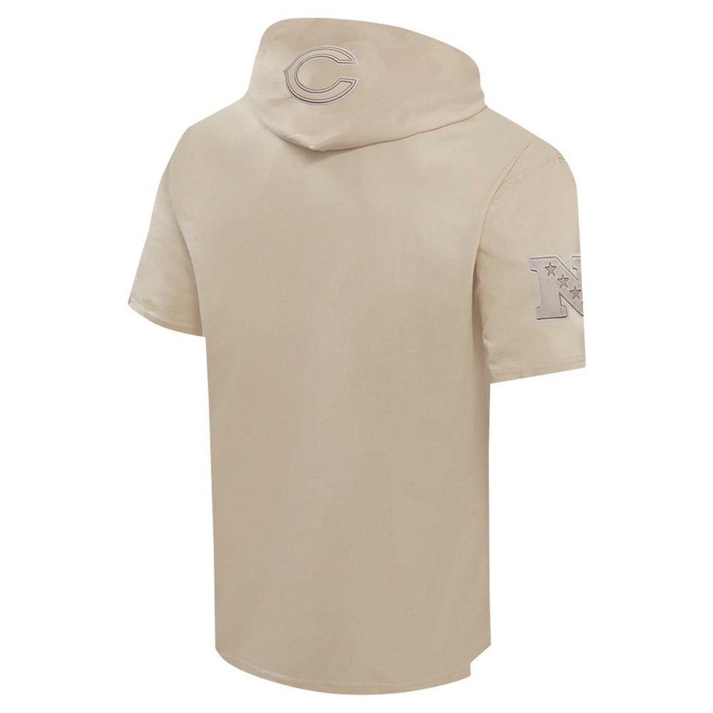 NFL Chicago Bears Pro Standard Neutrals Capsule Short Sleeve Pullover Hoodie
