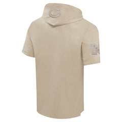 NFL Chicago Bears Pro Standard Neutrals Capsule Short Sleeve Pullover Hoodie