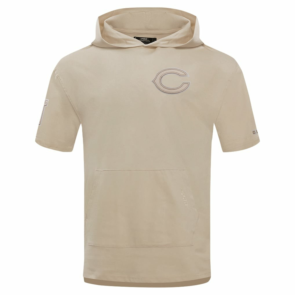 NFL Chicago Bears Pro Standard Neutrals Capsule Short Sleeve Pullover Hoodie