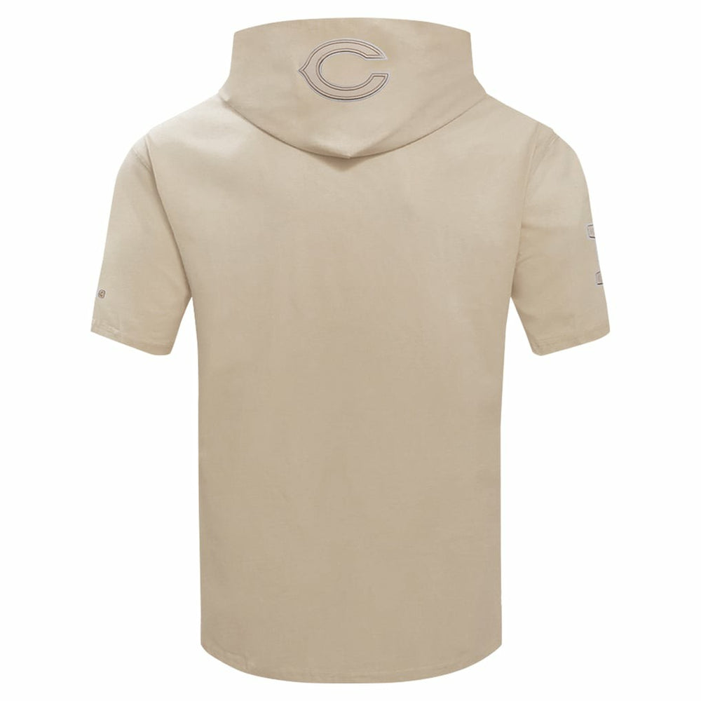 NFL Chicago Bears Pro Standard Neutrals Capsule Short Sleeve Pullover Hoodie