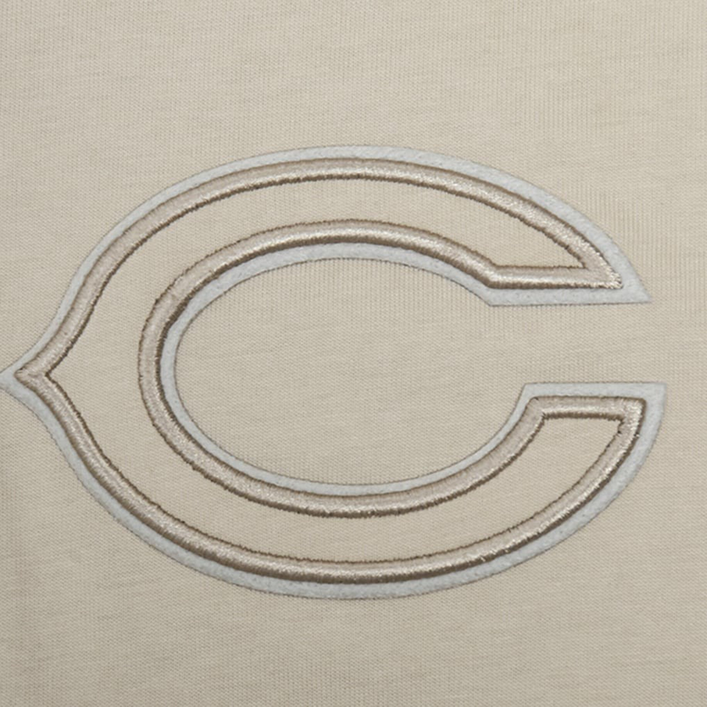 NFL Chicago Bears Pro Standard Neutrals Capsule Short Sleeve Pullover Hoodie