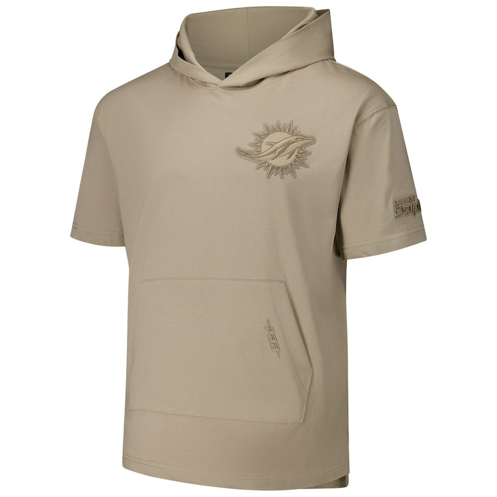 NFL Miami Dolphins Pro Standard Neutrals Capsule Short Sleeve Pullover Hoodie