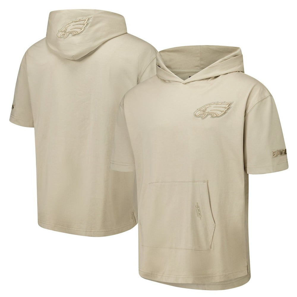 NFL Philadelphia Eagles Pro Standard Neutrals Capsule Short Sleeve Pullover Hoodie