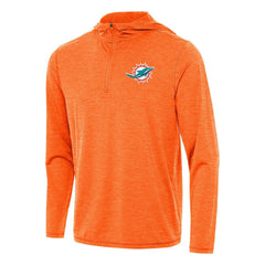 NFL Miami Dolphins Antigua Tidy Quarter-Zip Pullover Hoodie