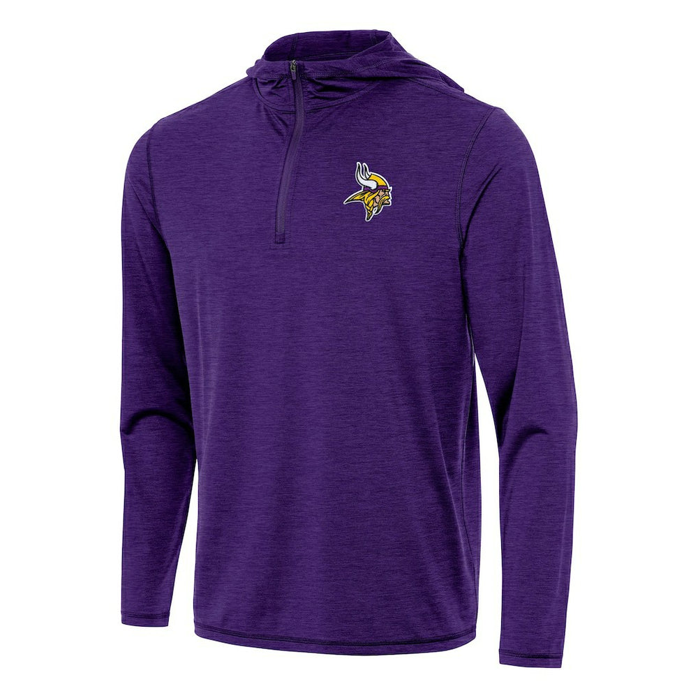 NFL Minnesota Vikings Antigua Tidy Quarter-Zip Pullover Hoodie