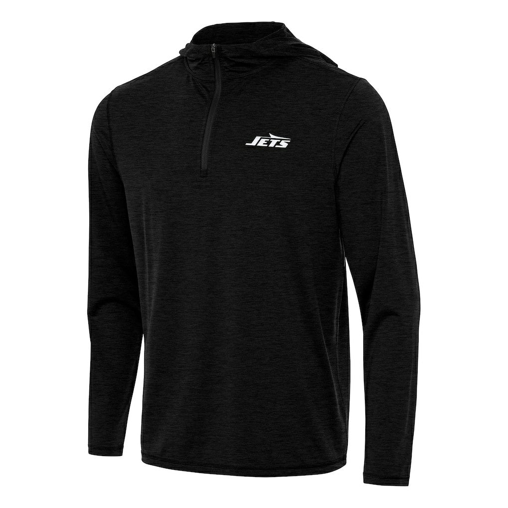 NFL New York Jets Antigua Tidy Quarter-Zip Pullover Hoodie