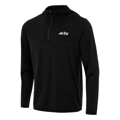 NFL New York Jets Antigua Tidy Quarter-Zip Pullover Hoodie