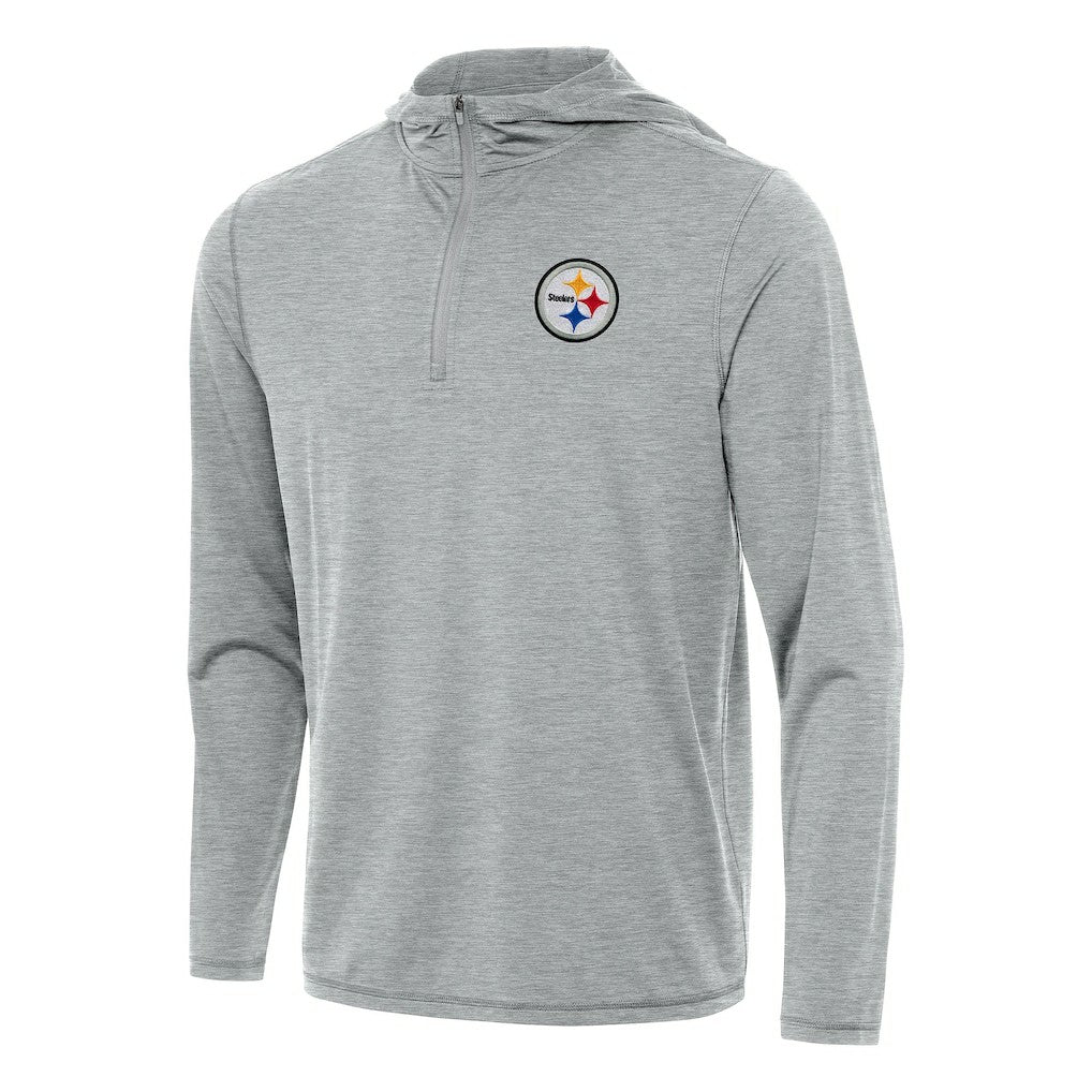 NFL Pittsburgh Steelers Antigua Tidy Quarter-Zip Pullover Hoodie