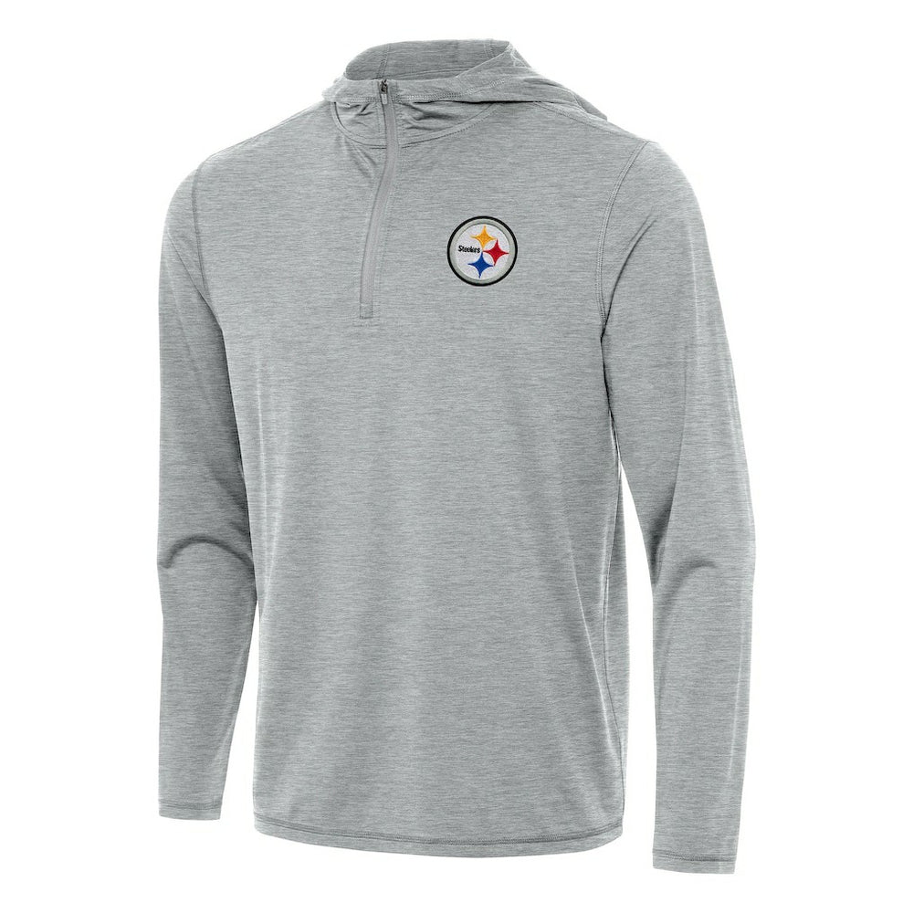 NFL Pittsburgh Steelers Antigua Tidy Quarter-Zip Pullover Hoodie