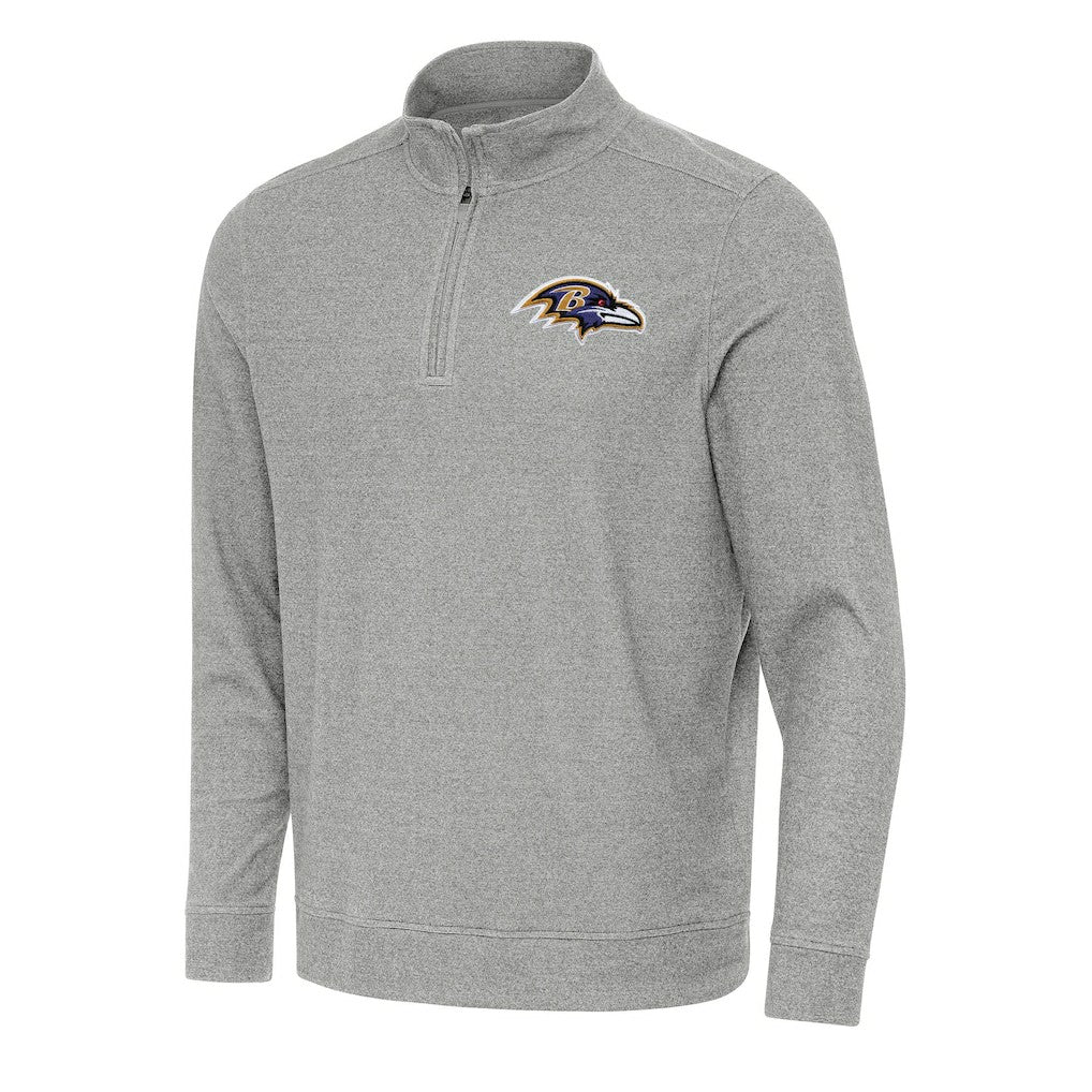 NFL Baltimore Ravens Antigua Subtle Quarter-Zip Top