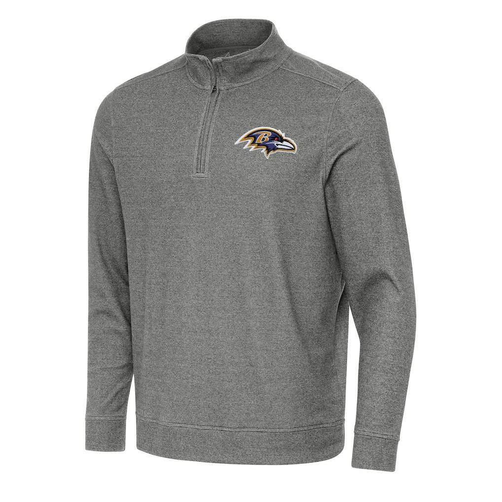 NFL Baltimore Ravens Antigua Subtle Quarter-Zip Top