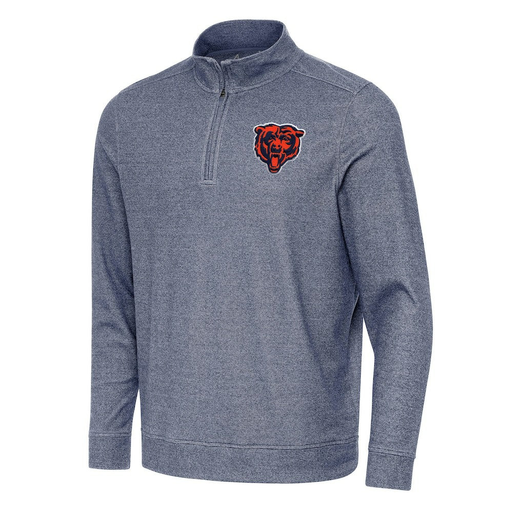 NFL Chicago Bears Antigua Subtle Quarter-Zip Top