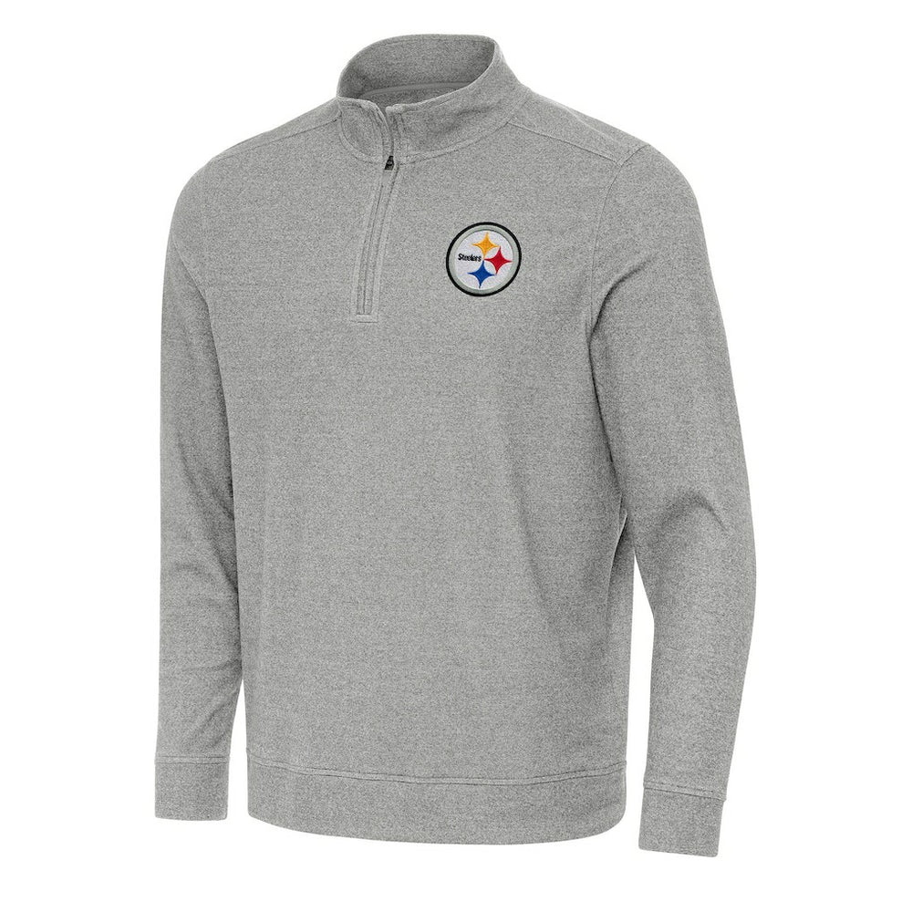 NFL Pittsburgh Steelers Antigua Subtle Quarter-Zip Top
