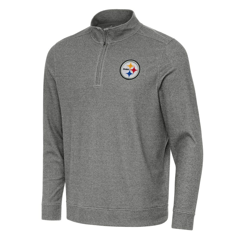 NFL Pittsburgh Steelers Antigua Subtle Quarter-Zip Top