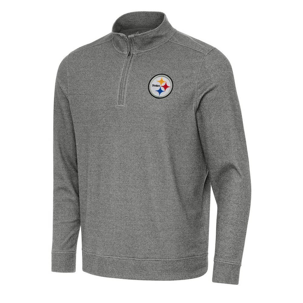 NFL Pittsburgh Steelers Antigua Subtle Quarter-Zip Top