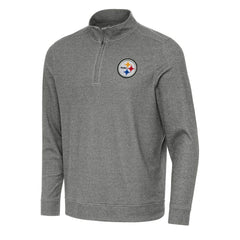 NFL Pittsburgh Steelers Antigua Subtle Quarter-Zip Top
