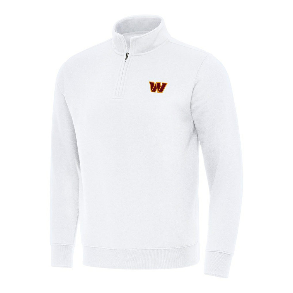 NFL Washington Commanders Antigua Victory Quarter-Zip Pullover Top