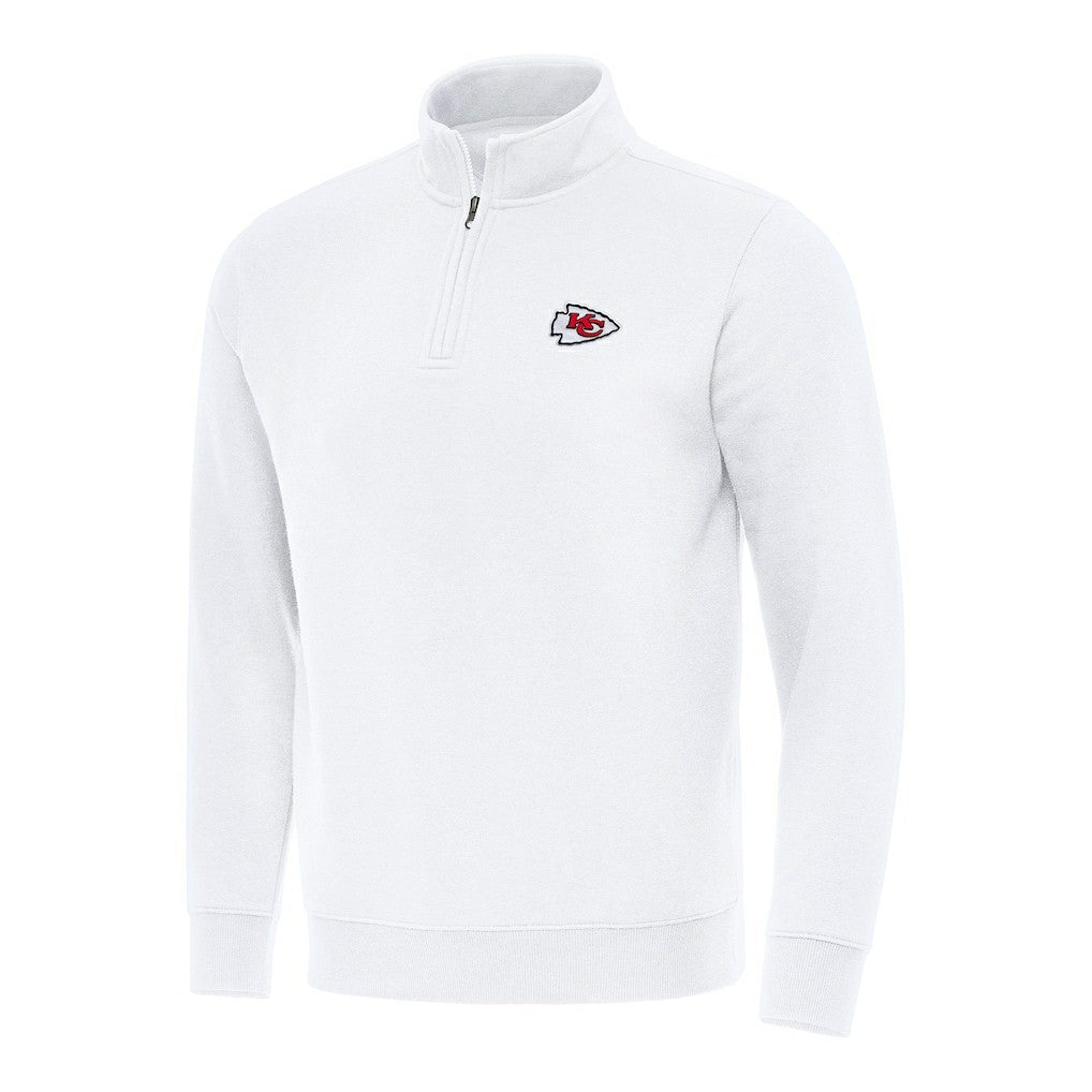 NFL Kansas City Chiefs Antigua Victory Quarter-Zip Pullover Top