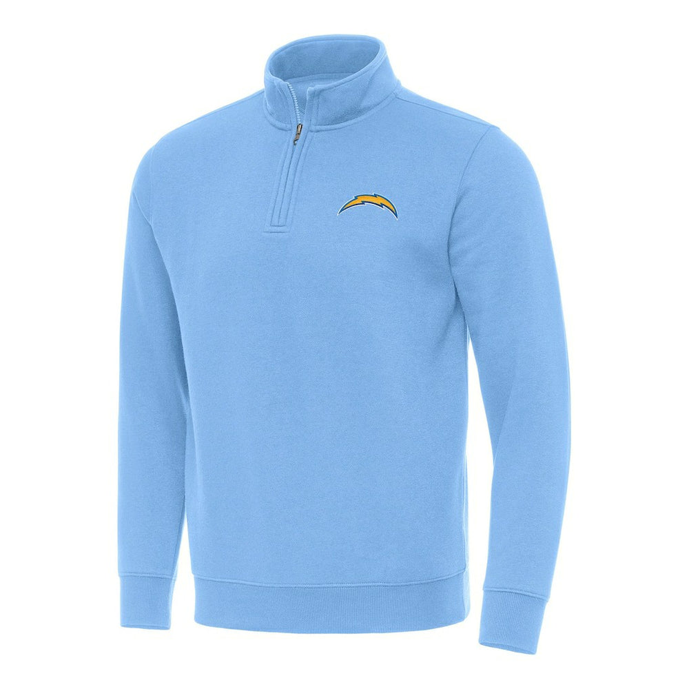 NFL Los Angeles Chargers Antigua Victory Quarter-Zip Pullover Top