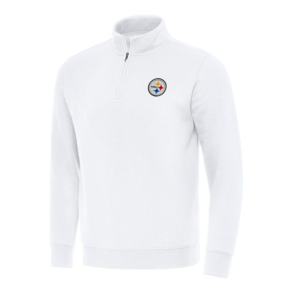 NFL Pittsburgh Steelers Antigua Victory Quarter-Zip Pullover Top