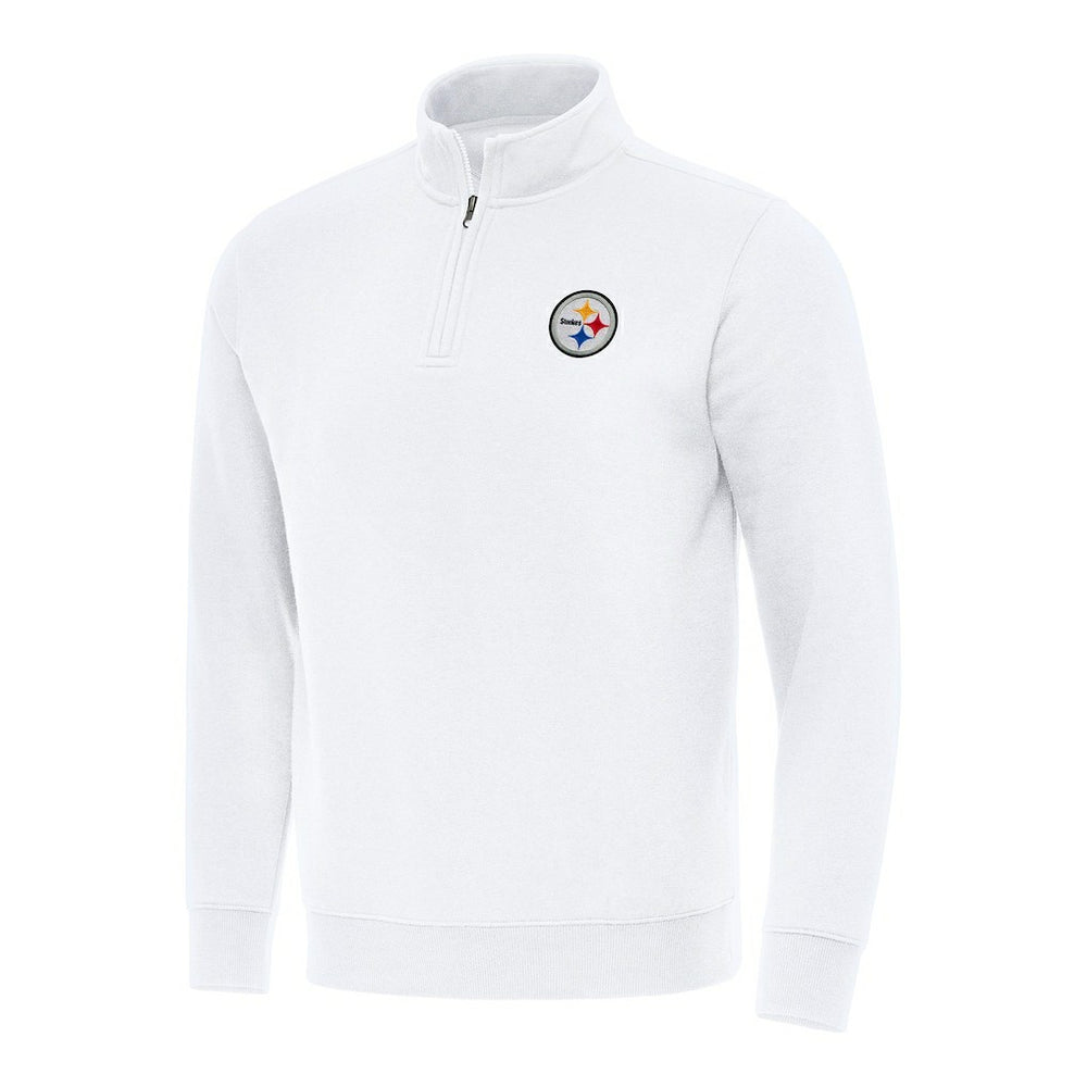 NFL Pittsburgh Steelers Antigua Victory Quarter-Zip Pullover Top