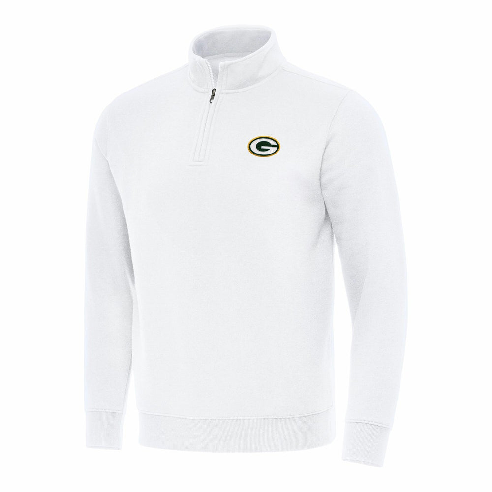 NFL Green Bay Packers Antigua Victory Quarter-Zip Pullover Top