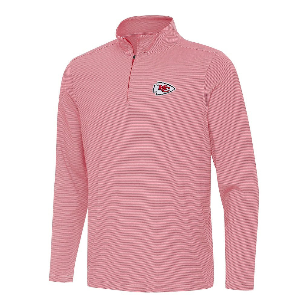 NFL Kansas City Chiefs Antigua Twine Quarter-Zip Jacket
