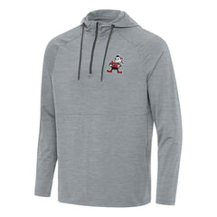 NFL Cleveland Browns Antigua Spikes Quarter-Zip Pullover Hoodie