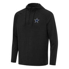 NFL Dallas Cowboys Antigua Spikes Quarter-Zip Pullover Hoodie