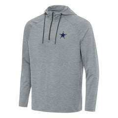 NFL Dallas Cowboys Antigua Spikes Quarter-Zip Pullover Hoodie