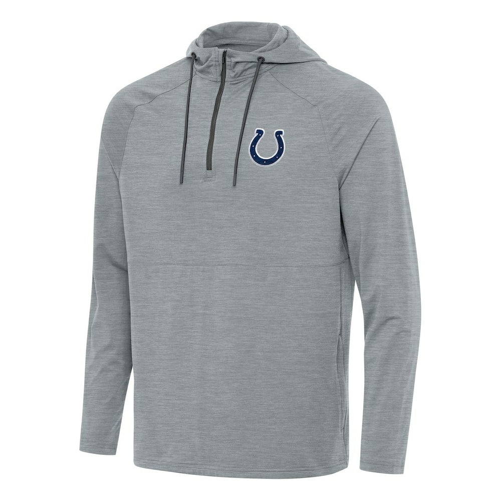 NFL Indianapolis Colts Antigua Spikes Quarter-Zip Pullover Hoodie