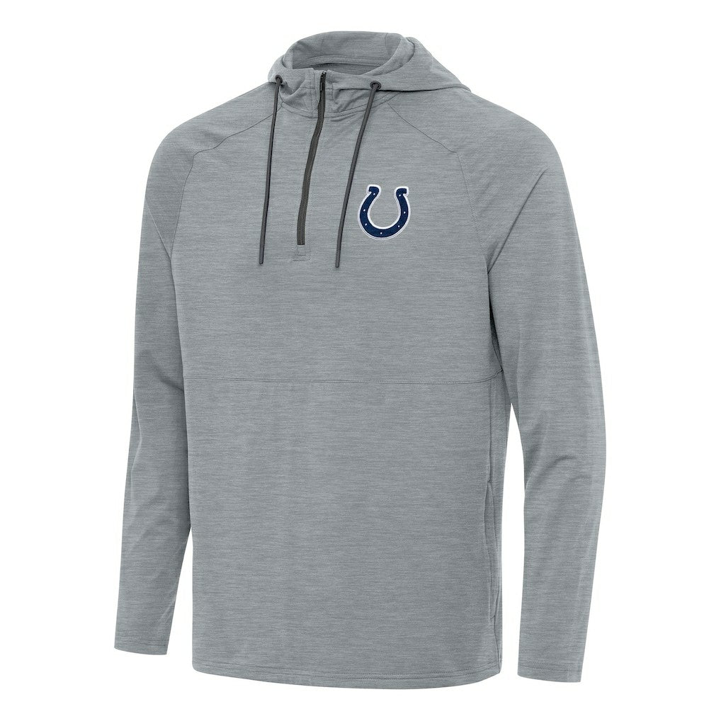 NFL Indianapolis Colts Antigua Spikes Quarter-Zip Pullover Hoodie