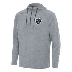 NFL Las Vegas Raiders Antigua Spikes Quarter-Zip Pullover Hoodie