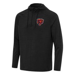 NFL Chicago Bears Antigua Spikes Quarter-Zip Pullover Hoodie
