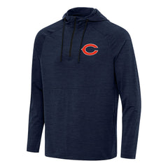 NFL Chicago Bears Antigua Spikes Quarter-Zip Pullover Hoodie