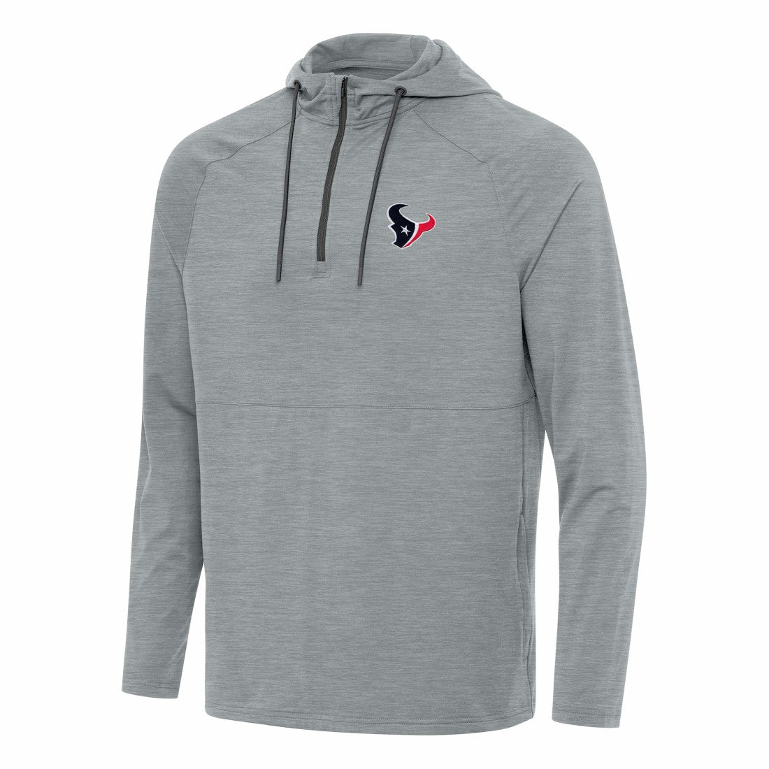 NFL Houston Texans Antigua Spikes Quarter-Zip Pullover Hoodie