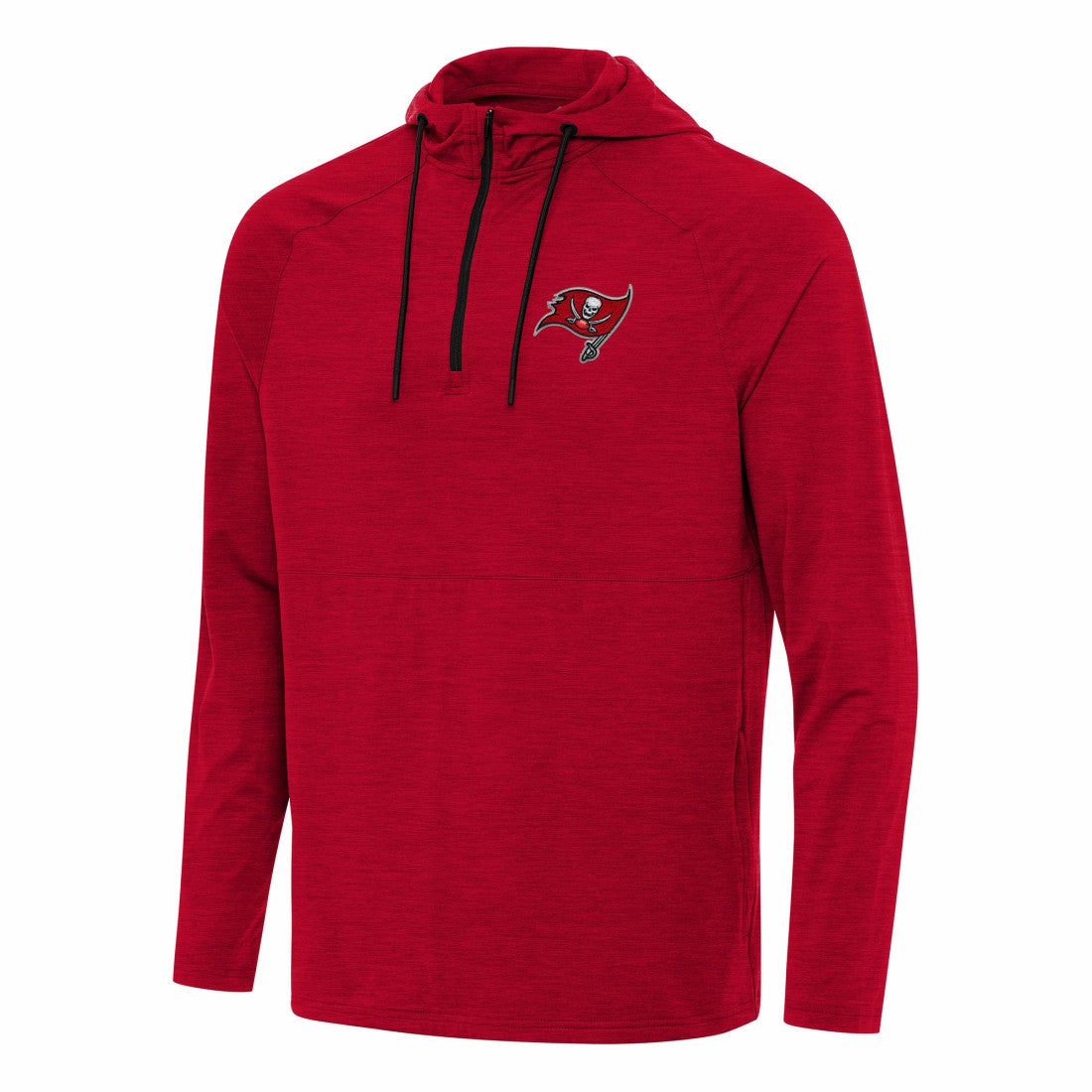 NFL Tampa Bay Buccaneers Antigua Spikes Quarter-Zip Pullover Hoodie