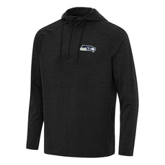 NFL Seattle Seahawks Antigua Spikes Quarter-Zip Pullover Hoodie