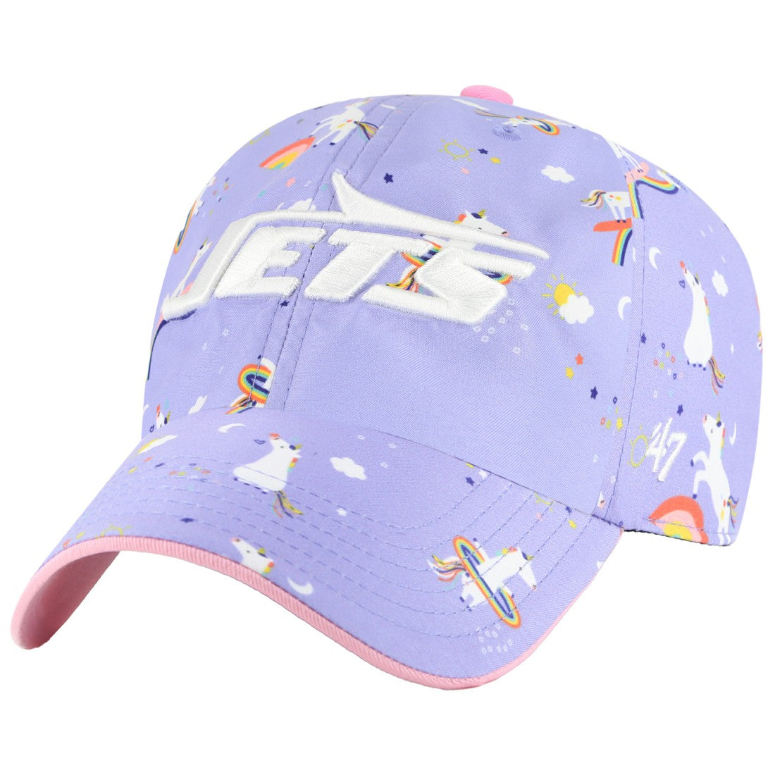 NFL New York Jets '47 Girls Preschool Unicorn Clean Up Adjustable Hat