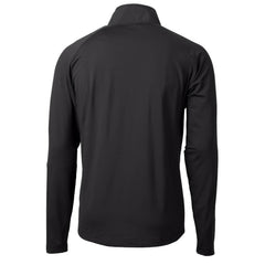Chicago Cubs Cutter & Buck Adapt Eco Hybrid Raglan DryTec Quarter-Zip Jacket - Black