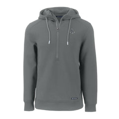 Boston Red Sox Cutter & Buck Roam Eco Recycled Half-Zip Pullover Hoodie - Gray