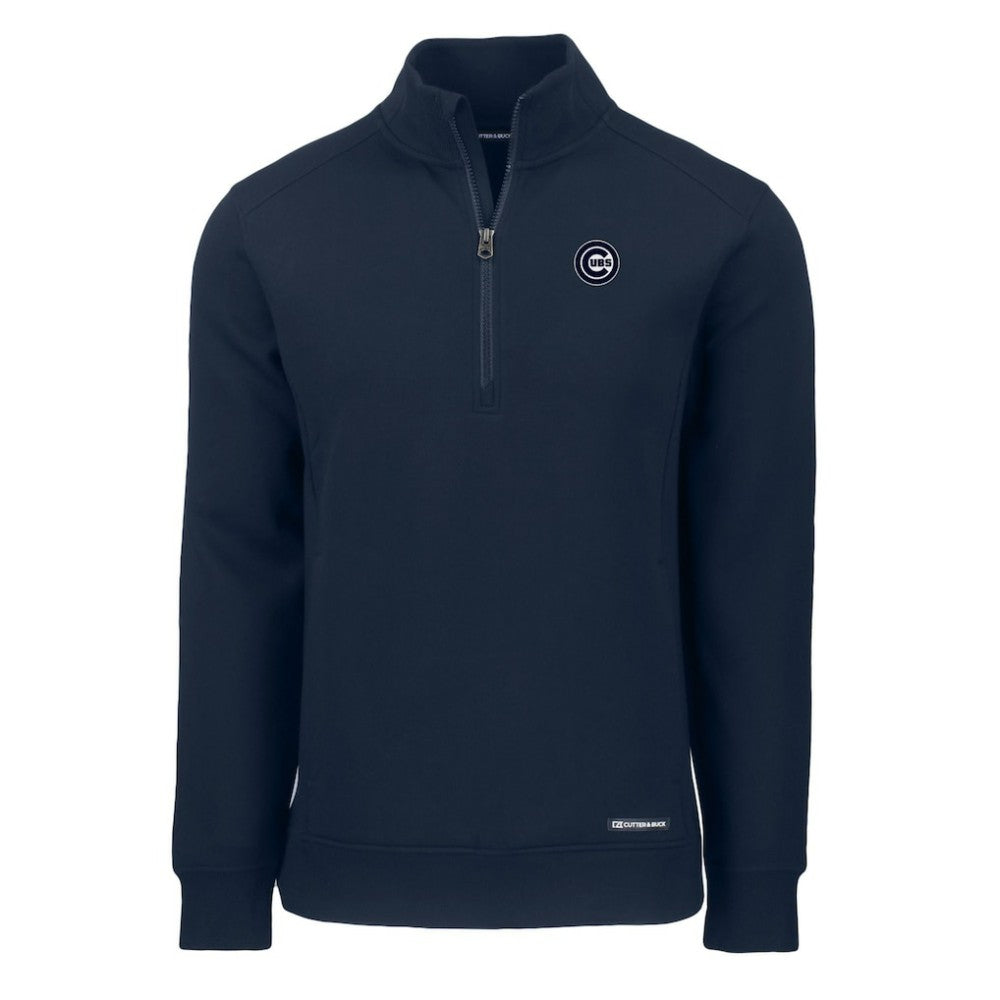 Chicago Cubs Cutter & Buck Roam Eco Quarter-Zip Jacket - Navy