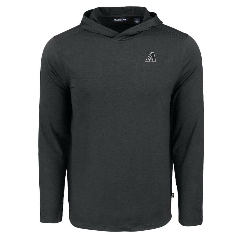 Arizona Diamondbacks Cutter & Buck Coastline Epic Comfort Eco Recycled Long Sleeve Hoodie T-Shirt - Black