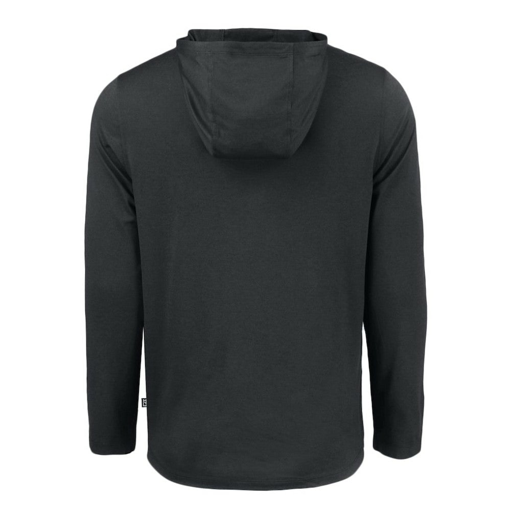 Chicago White Sox Cutter & Buck Coastline Epic Comfort Eco Recycled Long Sleeve Hoodie T-Shirt - Black