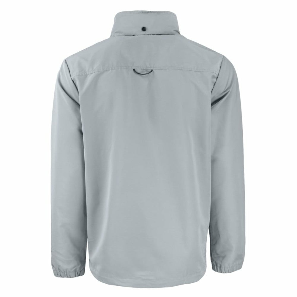 Los Angeles Dodgers Cutter & Buck Charter Eco Recycled Full-Zip Hoodie Jacket - Gray