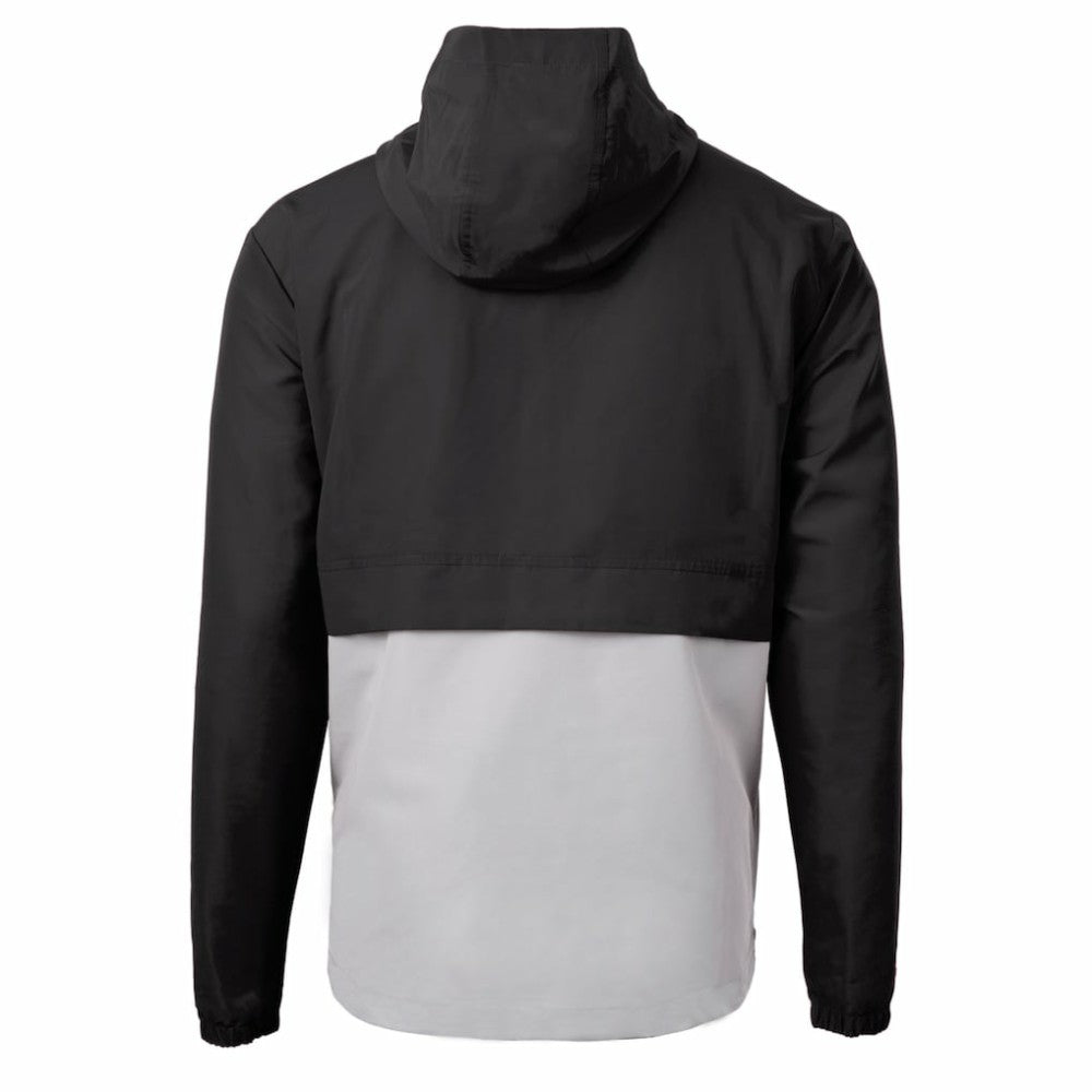 Pittsburgh Pirates Cutter & Buck Charter Eco Recycled Anorak Half-Zip Hoodie Jacket - Black
