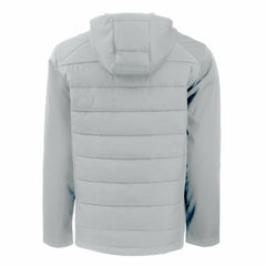 Los Angeles Dodgers Cutter & Buck Evoke Hybrid Eco Softshell Recycled Full-Zip Hooded Jacket - Gray